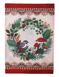 Woodland Wreath 2 Sided Garden Flag