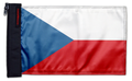 Czech Republic 12"x18" Forever Wave Flag for Jeep Wrangler YJ 1986-1995