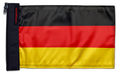 Germany 12"x18" Forever Wave Flag for Jeep Wrangler TJ 1996-2006