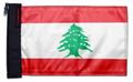 Lebanon 12"x18" Forever Wave Flag for Jeep Wrangler CJ-7 and CJ-8 1976-1986