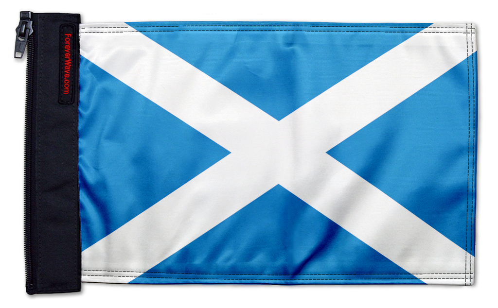 Scotland 12"x18" Forever Wave Flag for Jeep Wrangler TJ 1996-2006