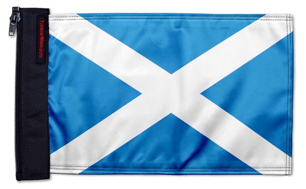 Scotland 12"x18" Forever Wave Flag for Jeep Wrangler TJ 1996-2006