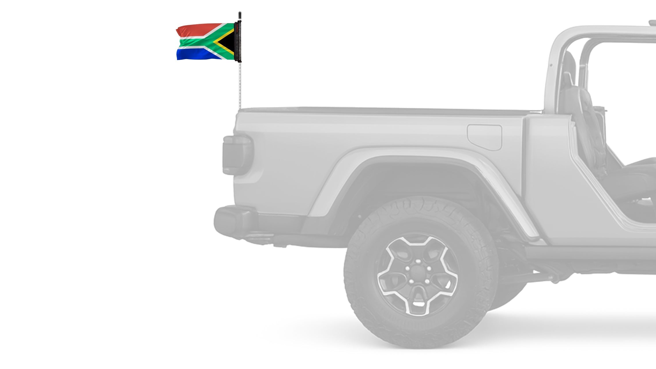 South Africa 12"x18" Forever Wave Flag for Jeep Wrangler TJ 1996-2006
