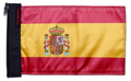 Spain 12"x18" Forever Wave Flag for Jeep Wrangler CJ-7 and CJ-8 1976-1986