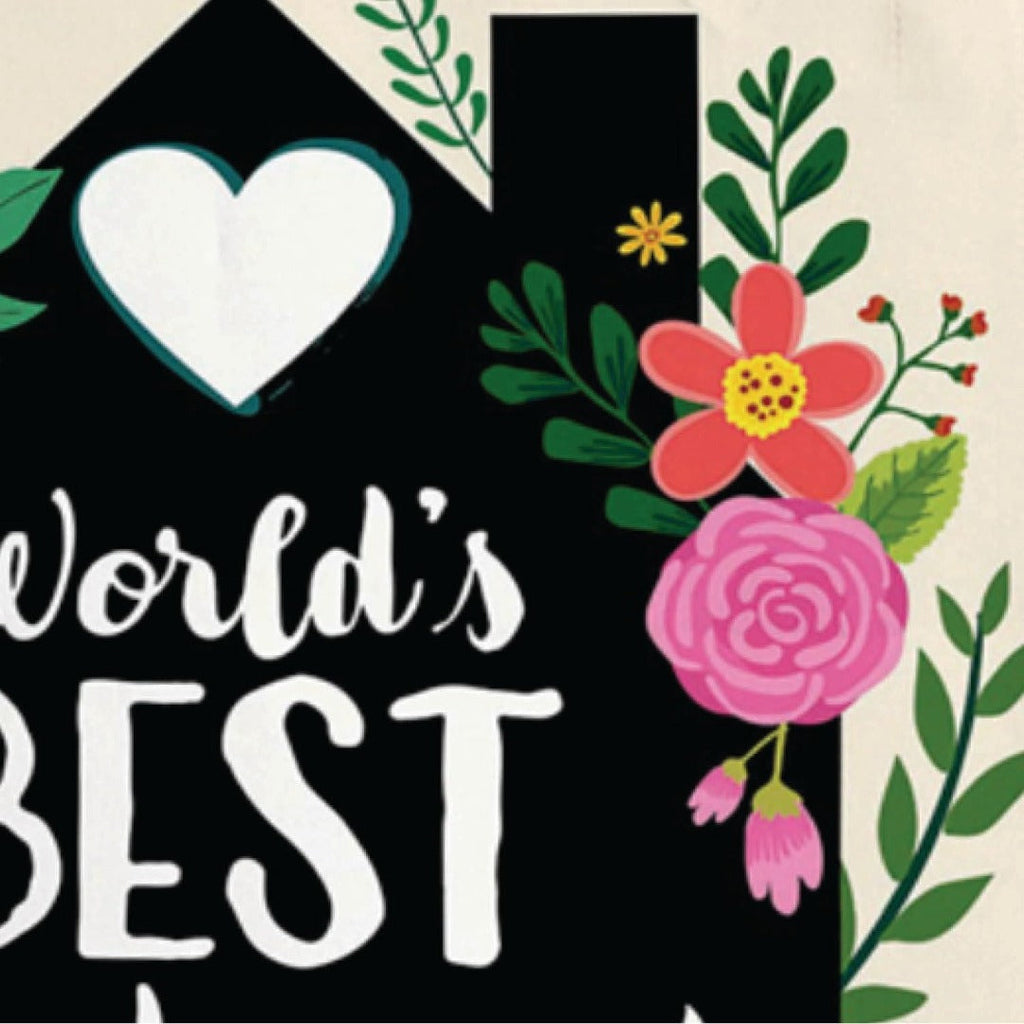 Worlds Best Grandparents 2 Sided Garden Flag