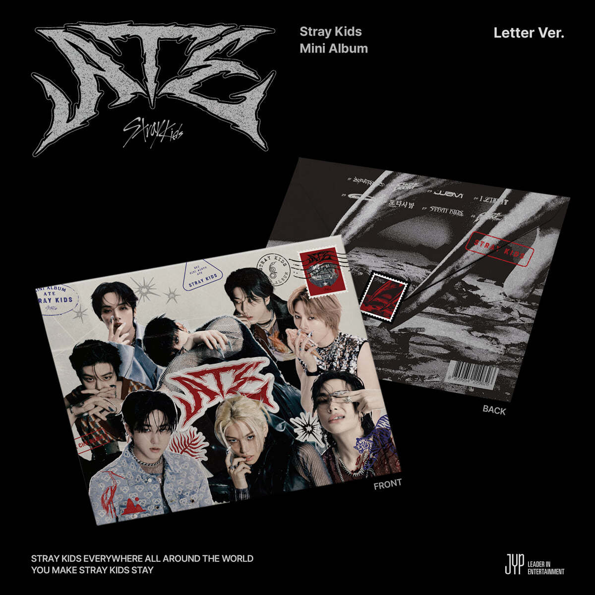 Stray Kids Mini Album - ATE  (Letter Version)