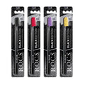 ROCS Black Edition Manual Toothbrush for Adults - Effective Cleaning & Gentle on Gums