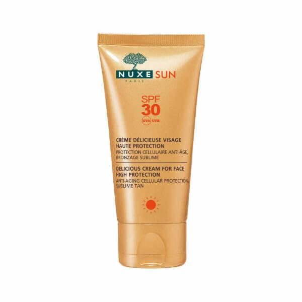 Nuxe Sun Cream SPF30: Anti-Aging Face Sunscreen for Natural Tan & Ultimate Protection | Moisturizing, Non-Comedogenic & Paraben-Free, 50ml