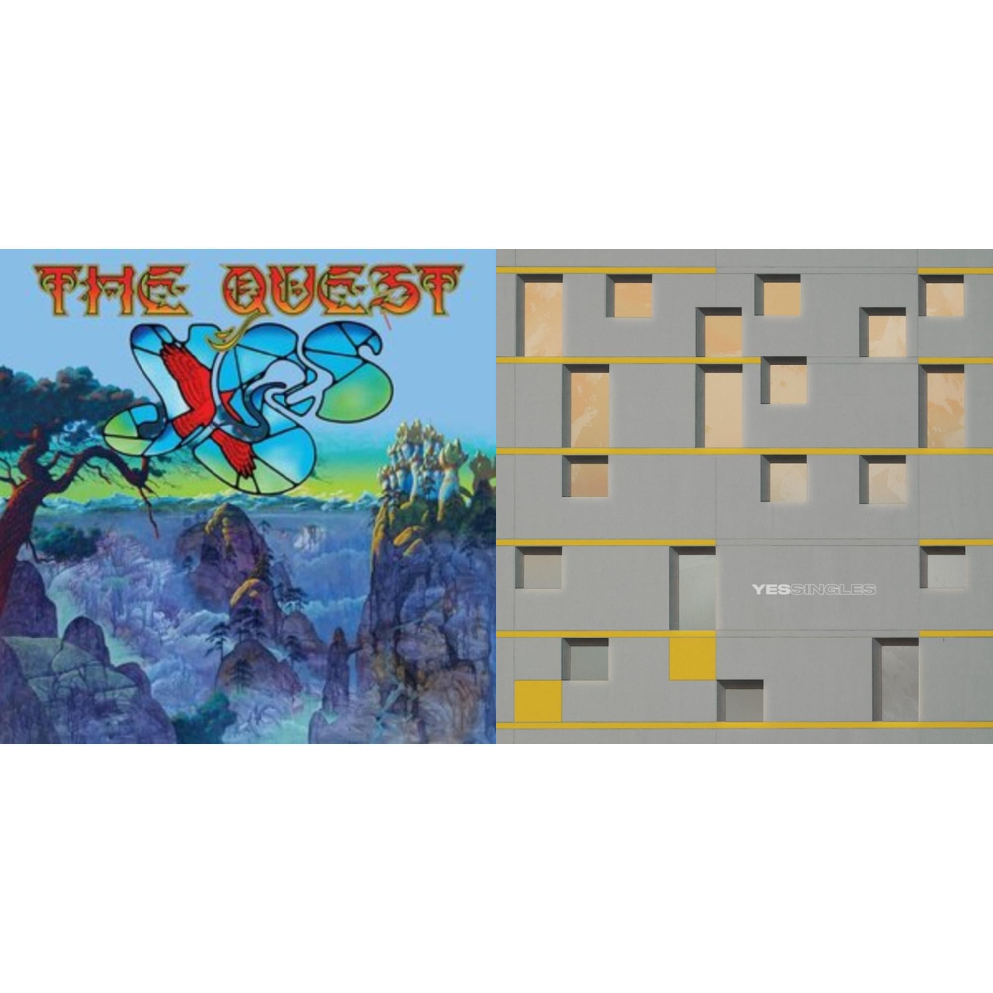 Yes - Yessingles (Yellow/Orange/Black Splatter LP Vinyl) (Rocktober) & Quest (2LP/2CD)