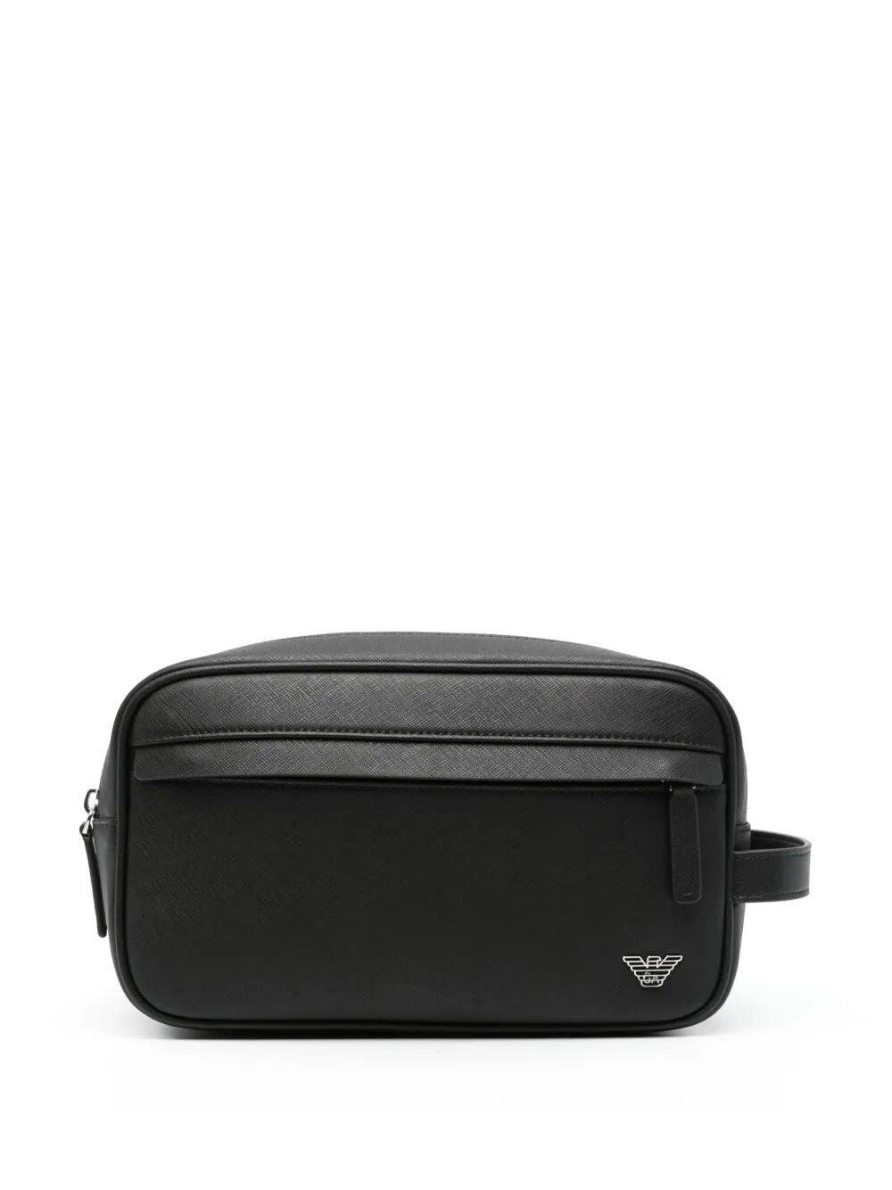 EMPORIO ARMANI Mini Textured Handbag with Zip Compartments
