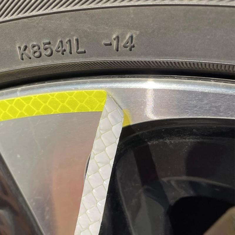Car Wheel Rims Reflective Sticker Stripes