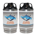 Flame King 1lb Aluminum Refillable Propane Tank LP Cylinder - 2 Pack Eco Friendly Sustainable Tank