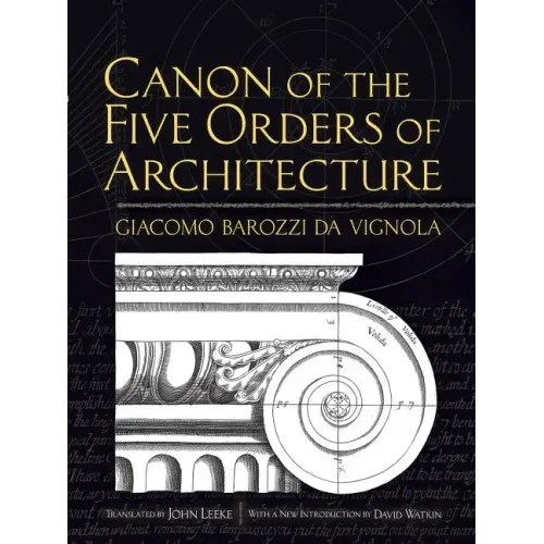 Canon of the Five Orders of Architecture - Paperback