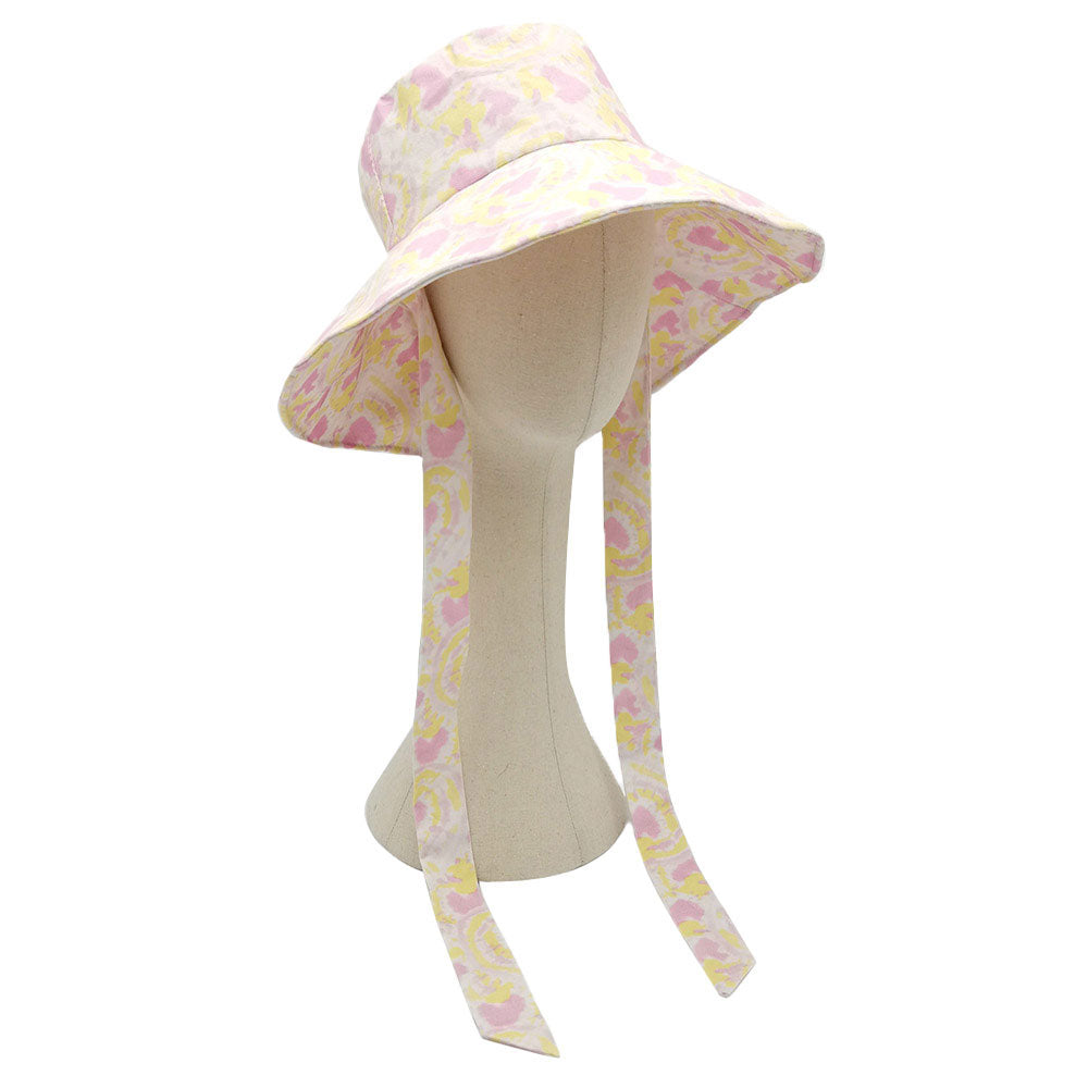 Watercolored Chin Tie Bucket Hat