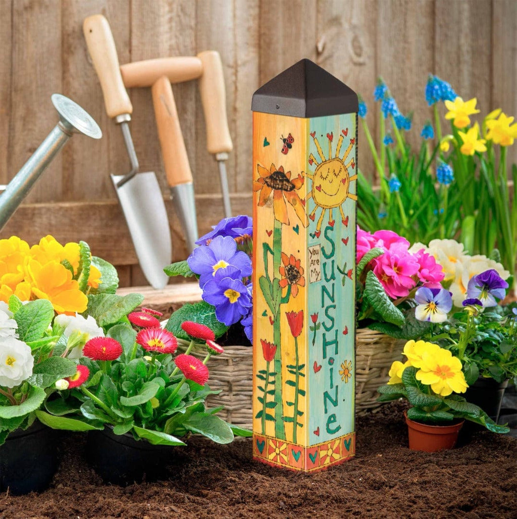 You Are My Sunshine Art Pole 20 Inches Tall