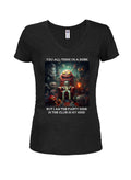 You all think I’m a dork Juniors V Neck T-Shirt