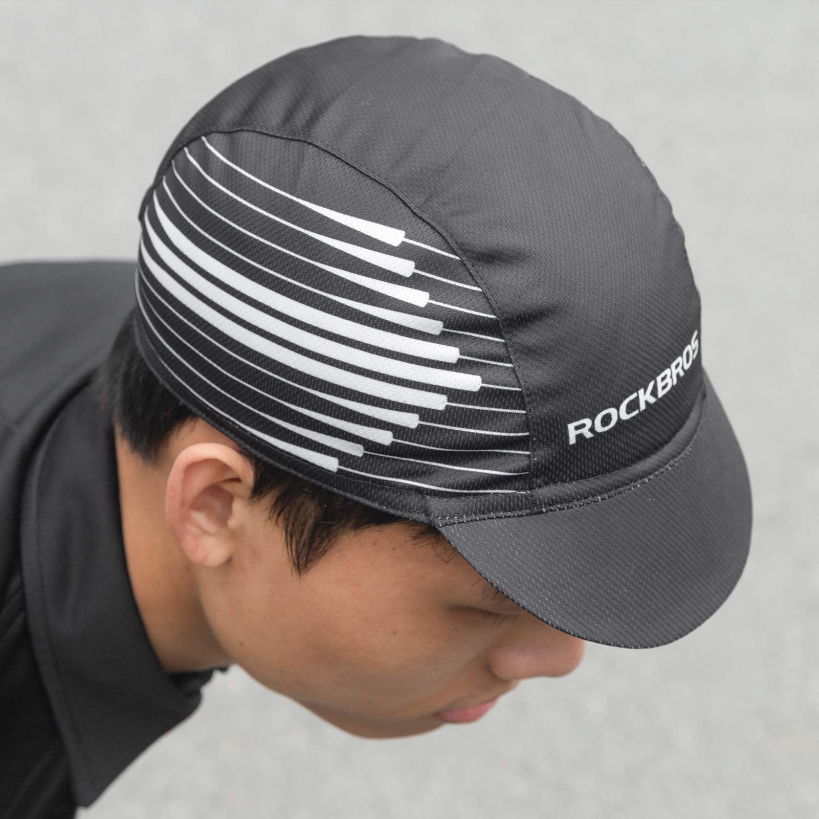 ROCKBROS Cycling Cap Sun Visor Ployester Breathable Rainbow Hat for Men Women