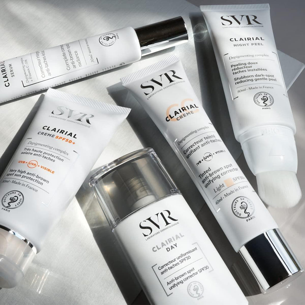 SVR Clairial Day Correcteur Uniformisant Anti-Taches SPF30 Anti-Spot Day Cream - Hypoallergenic Skincare for Uneven Skin Tone