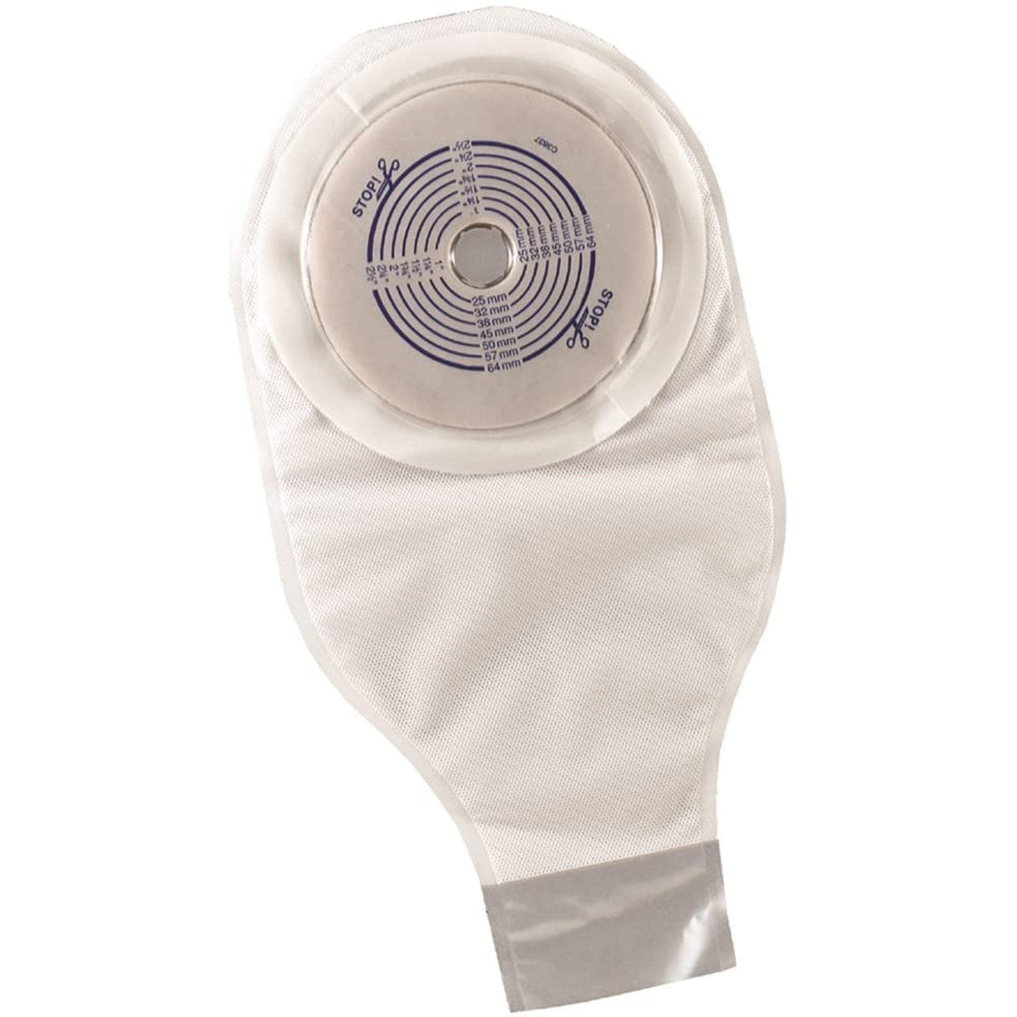 ActiveLife® One-Piece Transparent Ostomy Pouch, Cut to Fit Stomas 19 – 64 mm 125330