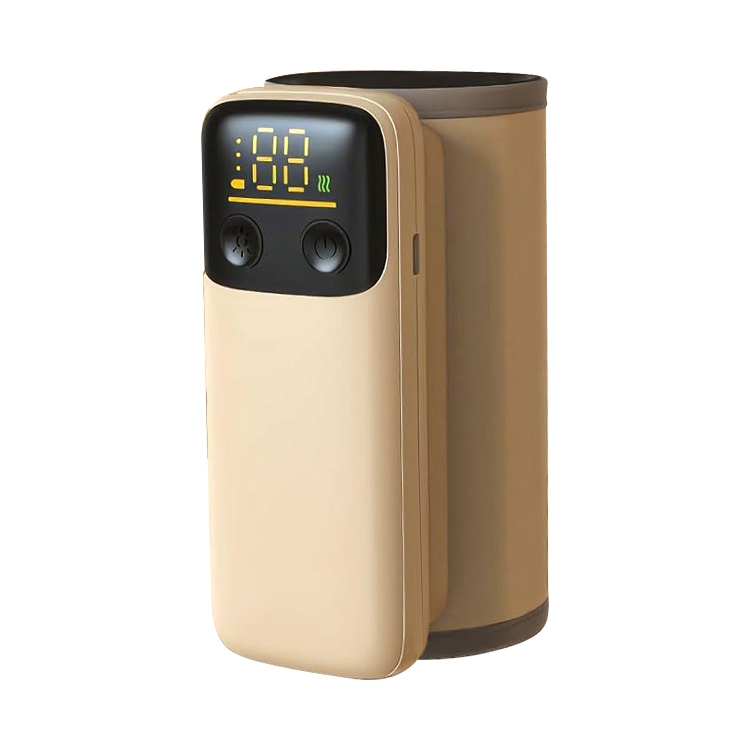 Portable Bottle Warmer with Night Light On The Go Baby Milk Warmer Milk Formula Warmer for Home Travel with 6 Heating Levels