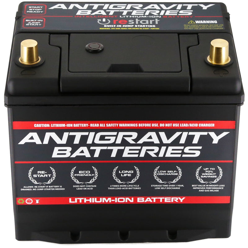 Antigravity Batteries Antigravity Group 24R Lithium Car Battery w/Re-Start AG-24R-40-RS