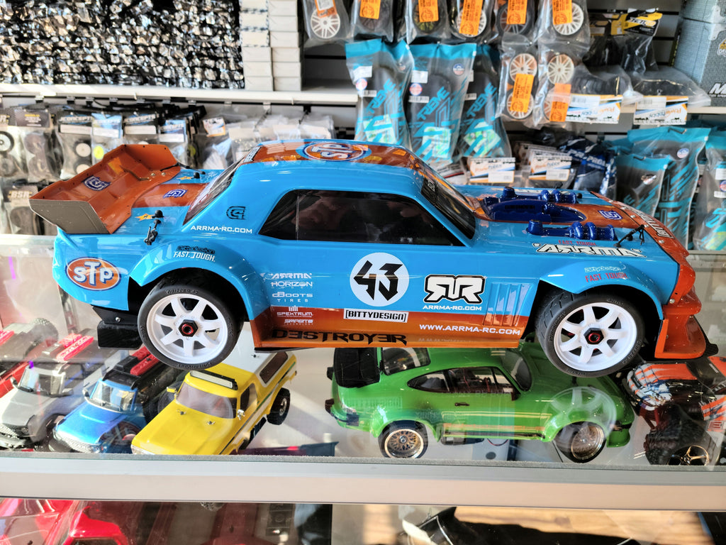 IRonManRc CUSTOM ARRMA LIMITLESS V2 CAR W/ BITTY DESIGN DESTROYER BODY