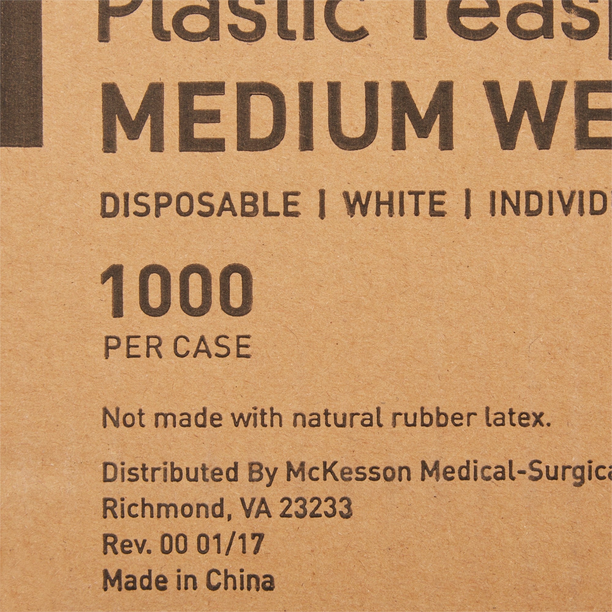 McKesson Polypropylene Spoon, White 16-4594