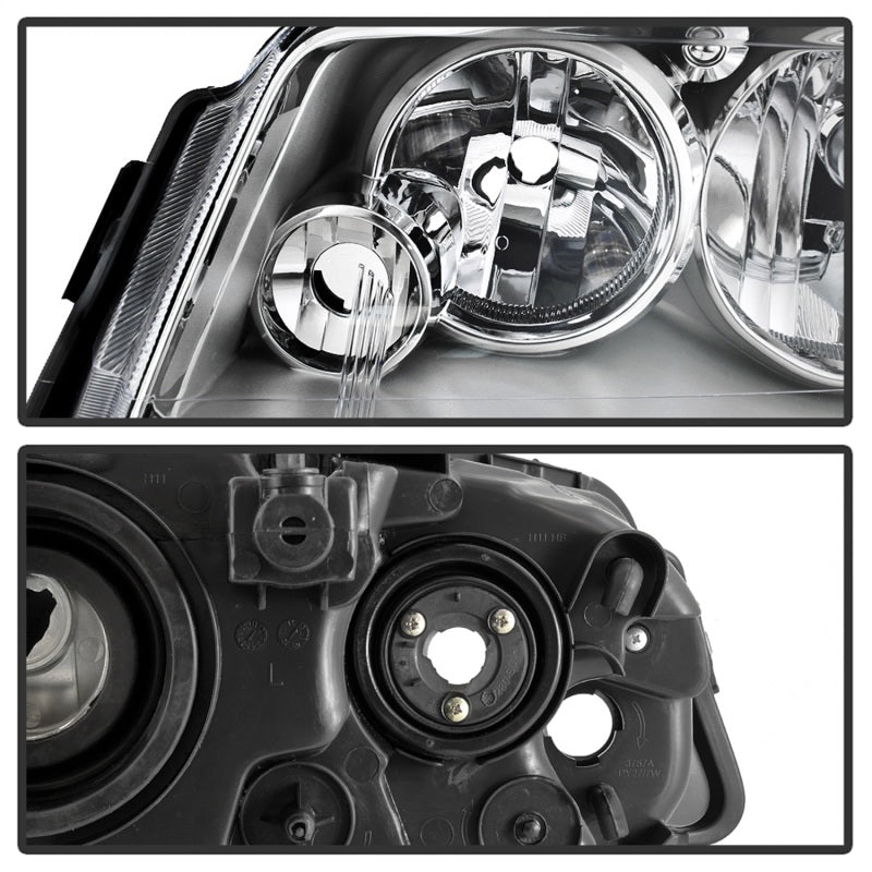 SPYDER xTune 11-17 Dodge Grand Caravan OEM Style Headlights - Chrome (HD-JH-CHRTC08-AM-C) 9042508