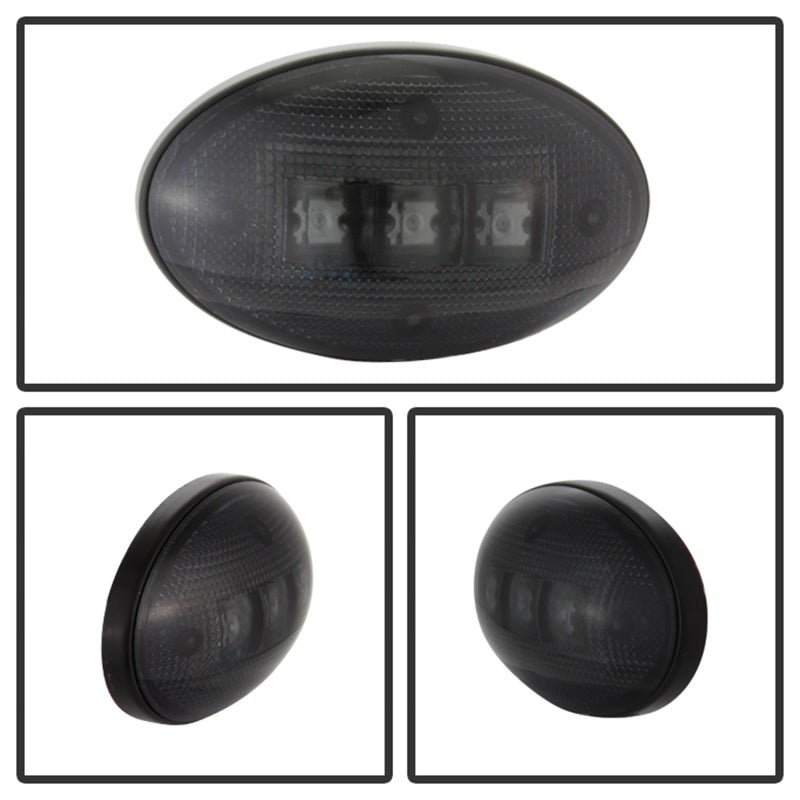 SPYDER Xtune Ford Superduty F250-F550 99-10 Dually Fender LED Side Fender Lights Smoke ACC-LED-FDSD99-SL-SM 9924668