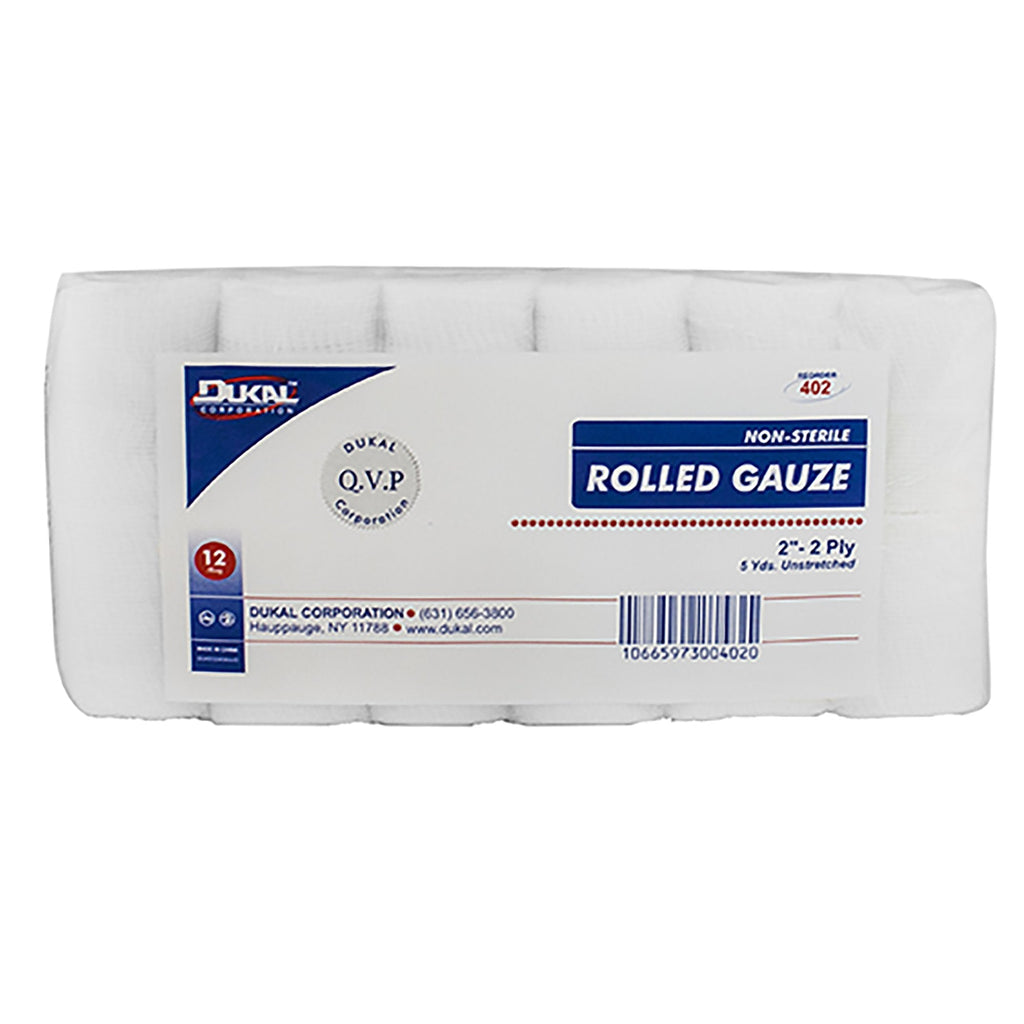 Dukal™ Conforming Bandage, 2 Inch x 5 Yard, 2-Ply 402