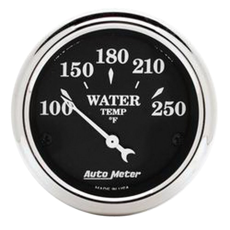 AutoMeter 40-46 Chevrolet Truck 5 Gauge Dash Kit (MPH/FUEL/OILP/WTMP/BAT) - Old Tyme Black 7057-OTB