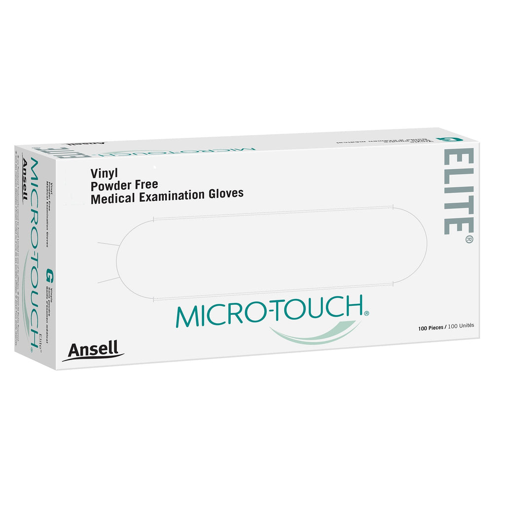 Micro-Touch® Elite® Stretch Vinyl Exam Glove, Large, Ivory 3093