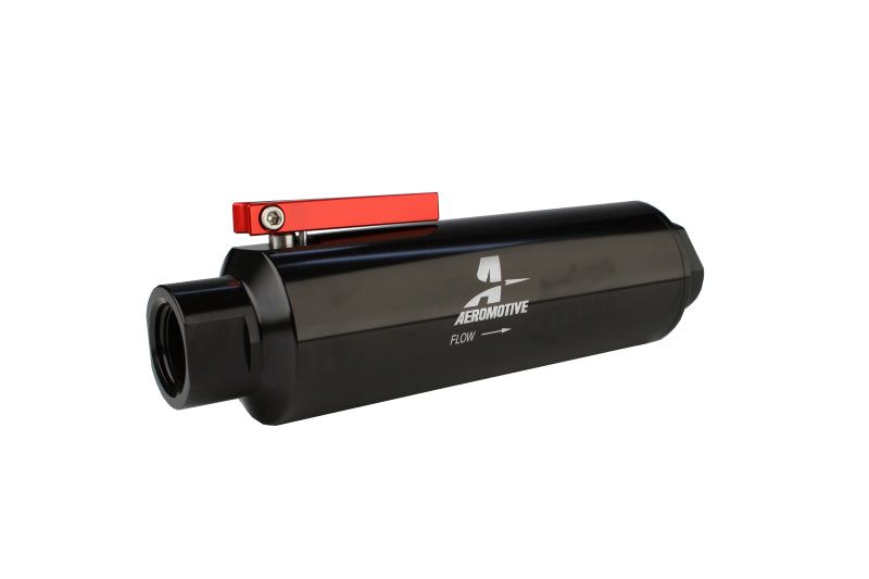 Aeromotive ORB-12 Shutoff Valve Fuel Filter