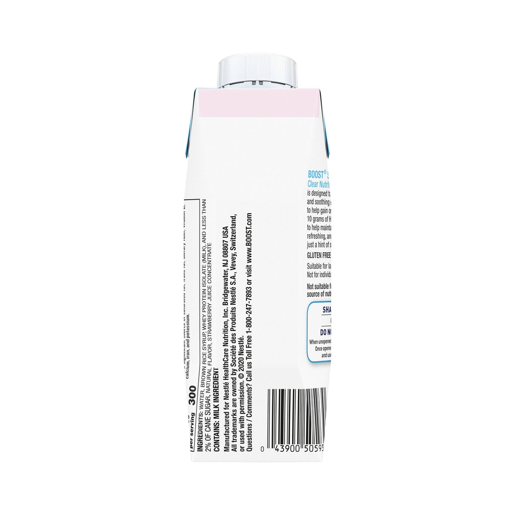 Boost® Soothe Strawberry Kiwi Clear Nutritional Drink, 8-ounce carton 00043900769462