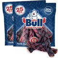ValueBull USA Beef Collagen Braid for Large Dogs, Thick 6 Inch 50 Count