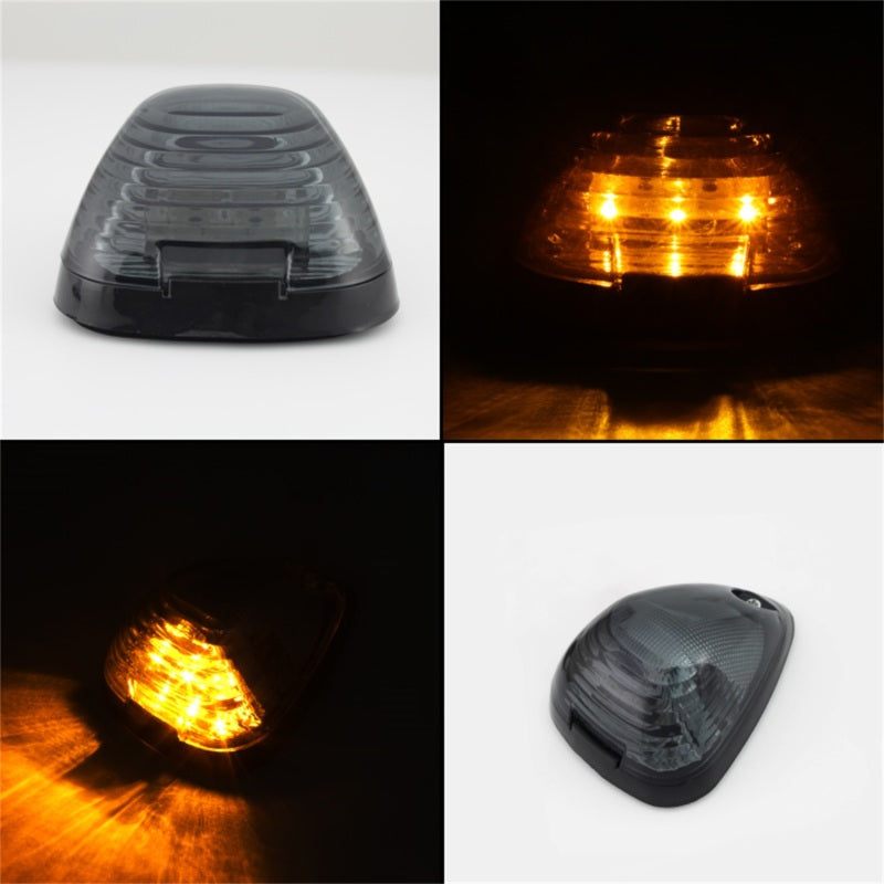 SPYDER xTune Ford SuperDuty F250-F250 99-15 Amber LED Cab Roof lights - Smoke ACC-LED-FDSD99-CR-SM 9924590