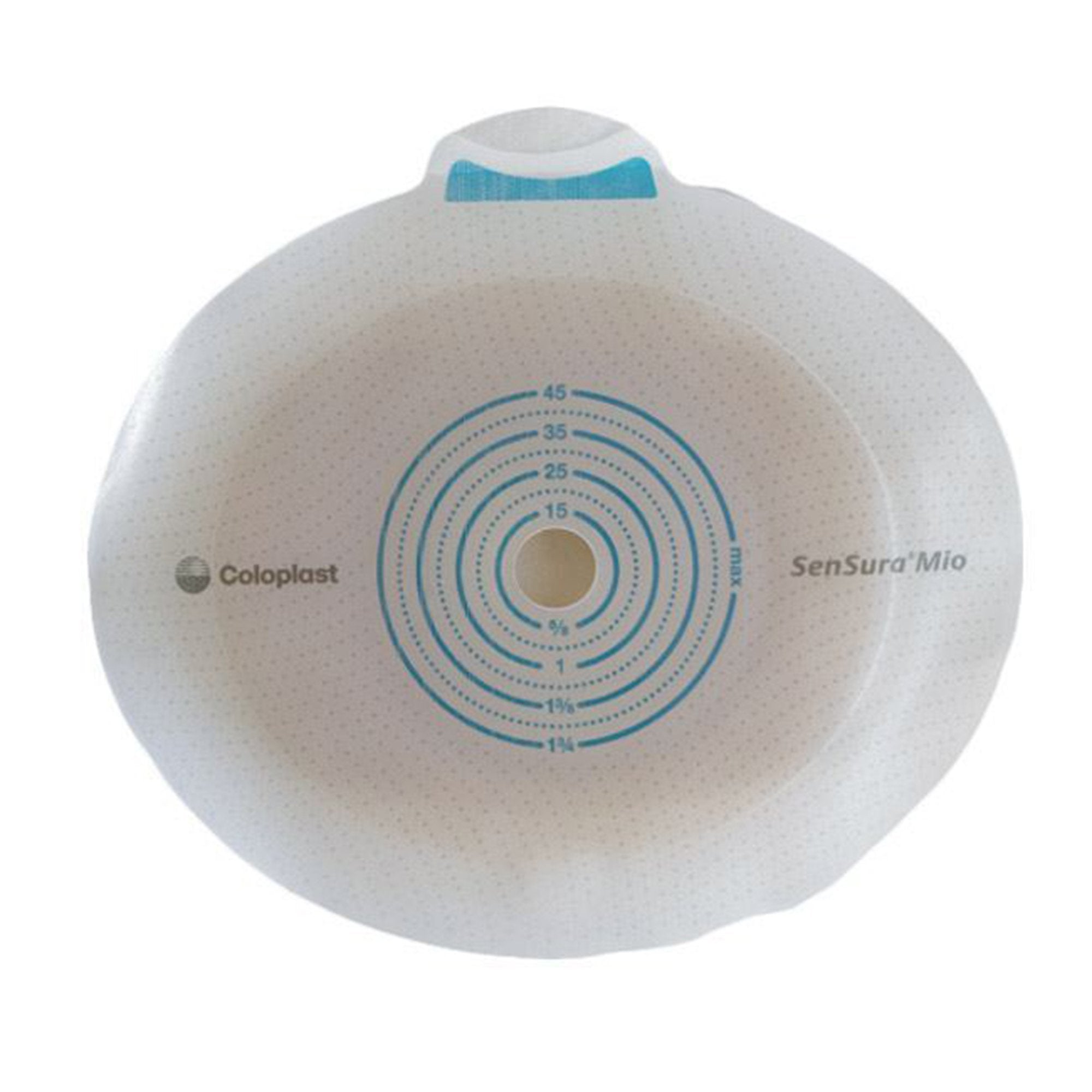 SenSura® Mio Click Ostomy Barrier, 25 mm Stoma Opening, Green Match 10504