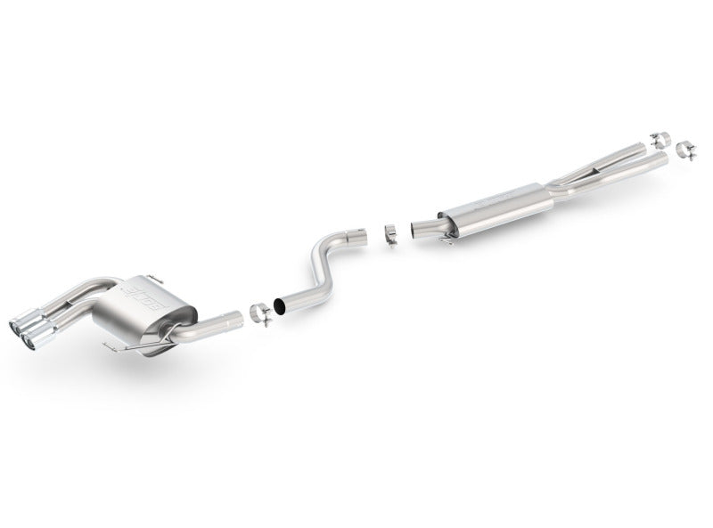 Borla 08-12 BMW 328i Sdm E90 2.0L RWD Dual Left Rear Exit Touring Cat-Back Exhaust 140505