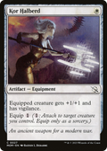 Kor Halberd (MOM-027) - March of the Machine Foil