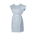 Tidi® Patient Ultimate Exam Gown, 40 x 40 Inch, Blue 910540
