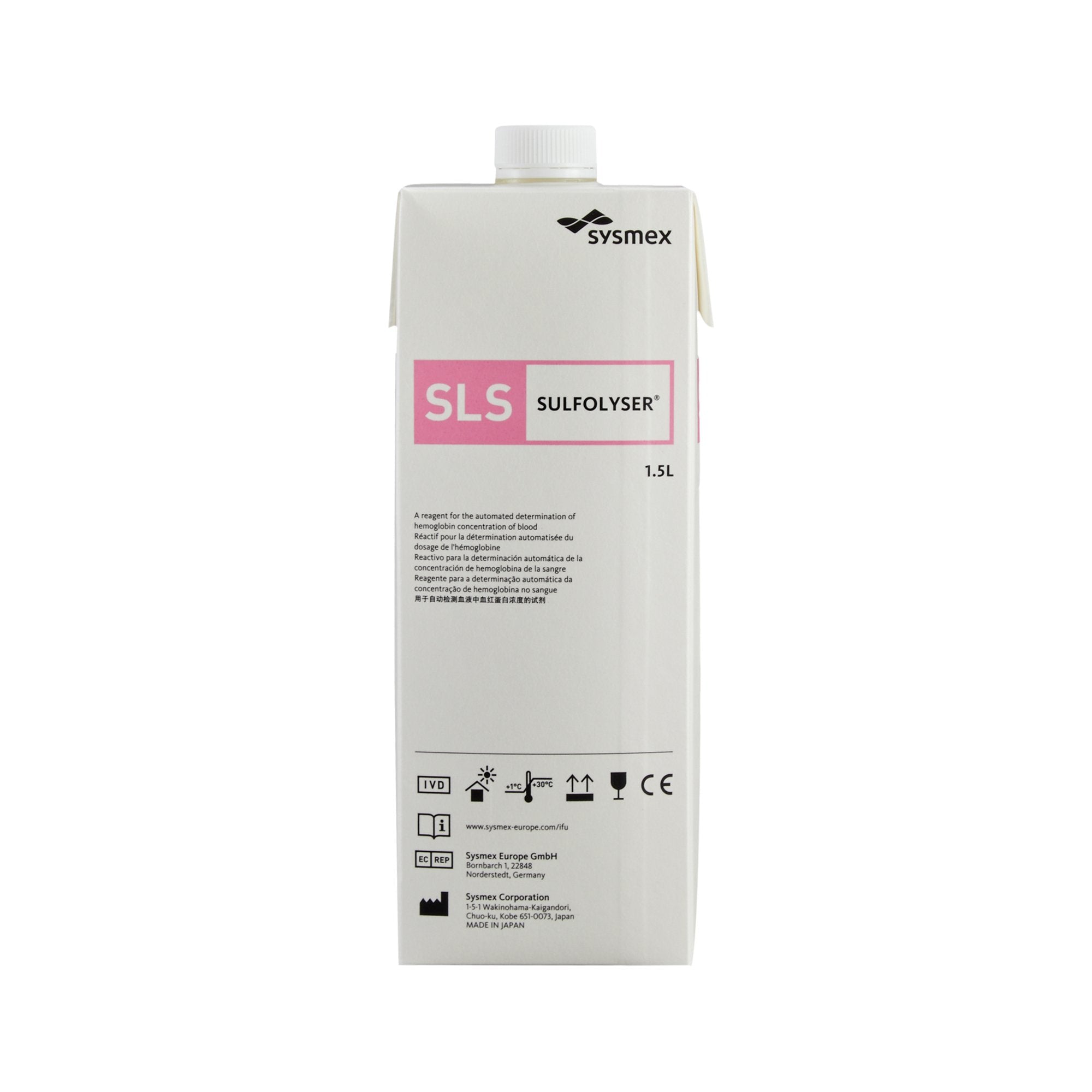 Sulfolyser™ Hematology Reagent, Hb test BJ350971