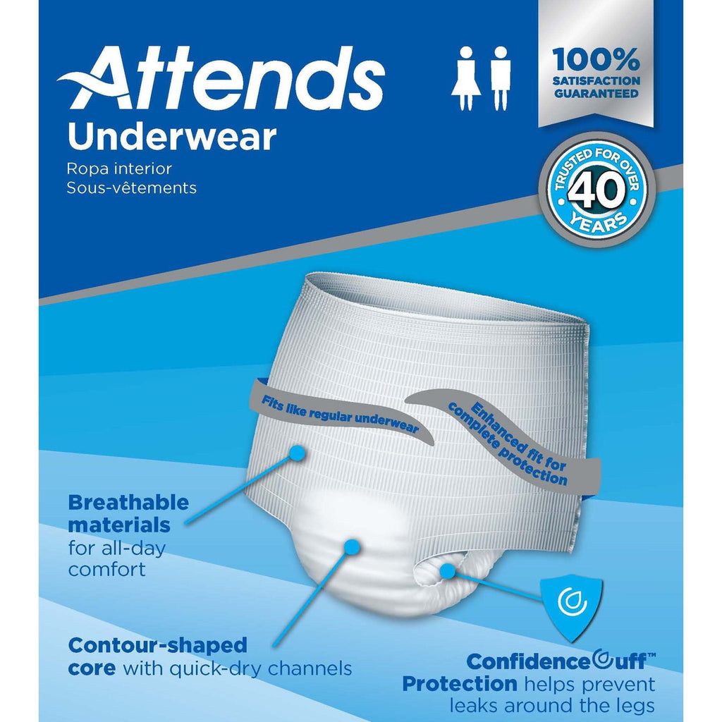 Attends® Advanced Underwear, Large APP0730