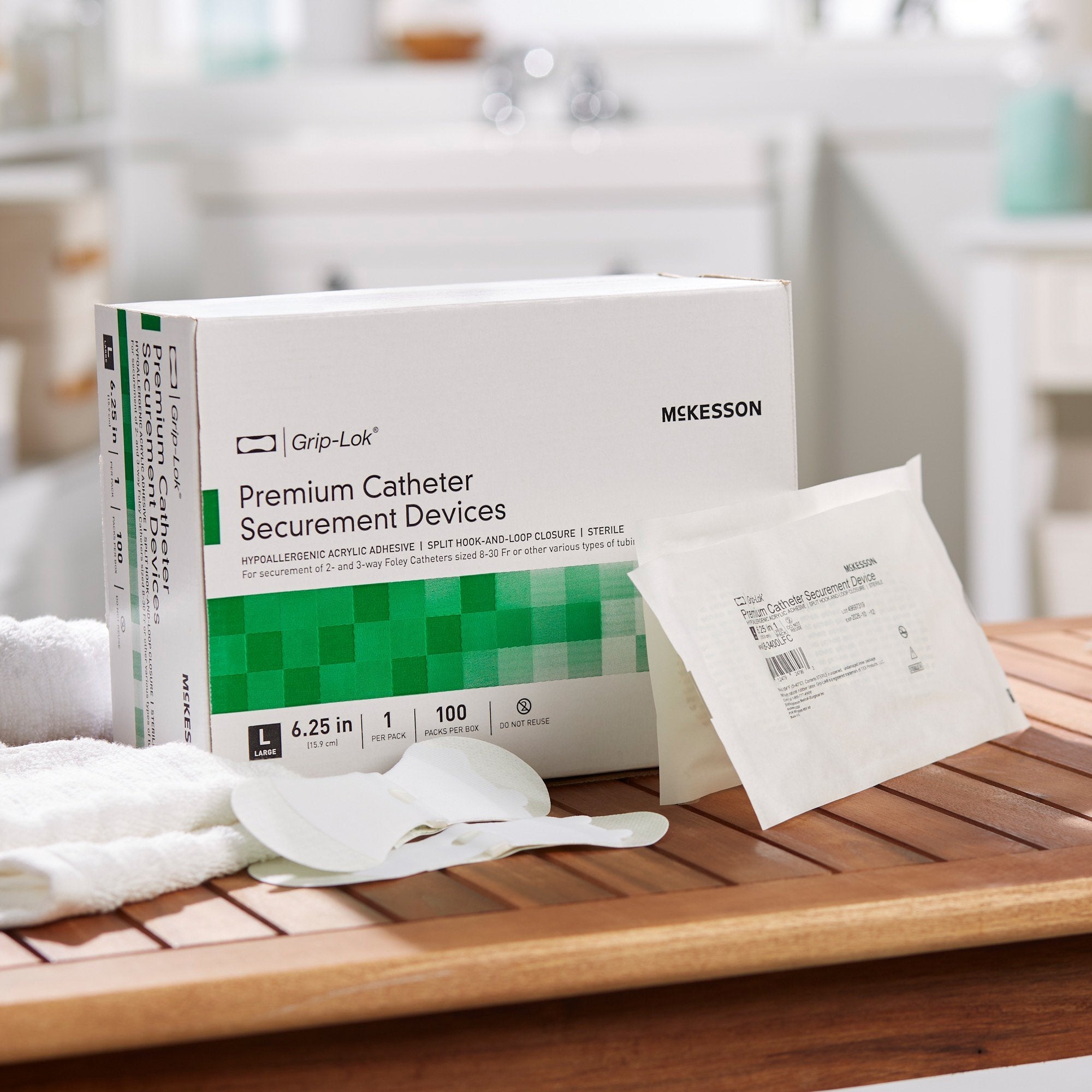McKesson Grip-Lok® Premium Catheter Securement Devices 18-3400LFC