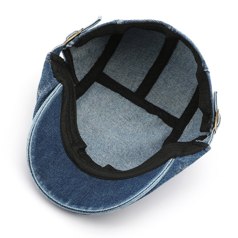 Solid-color Light Board Adjustable For Water-washing To Achieve An Aged And Vintage Look. This Simple And Stylish Fedora Hat Is Suitable For Daily Shopping And Traveling.