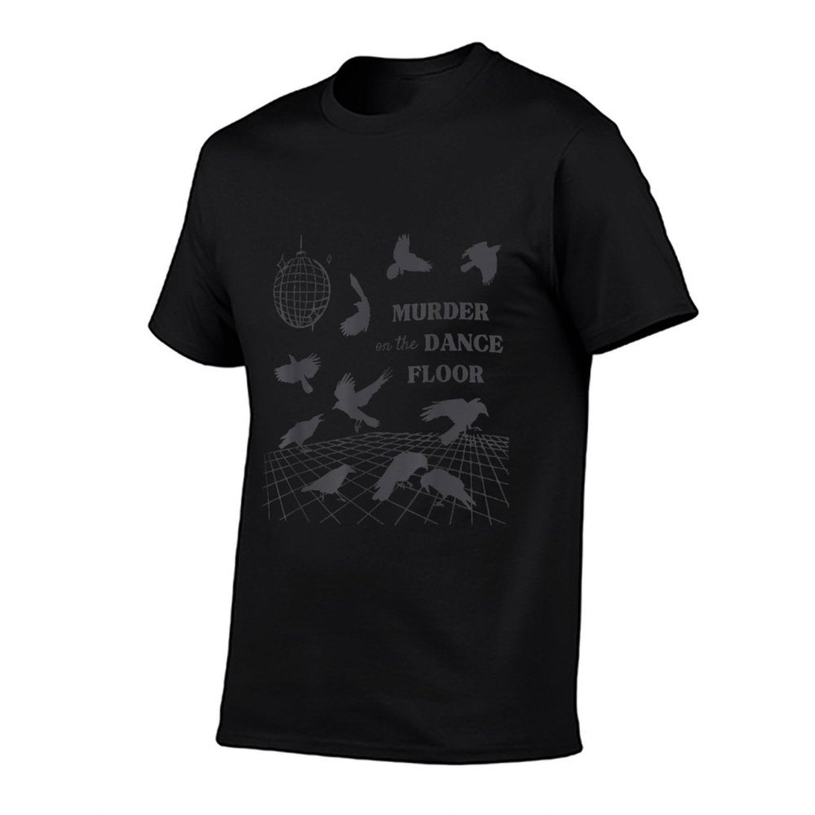 Murder On The Dance Floor Funny Crow Dancing Disco  Slim-fit Cut T-Shirt