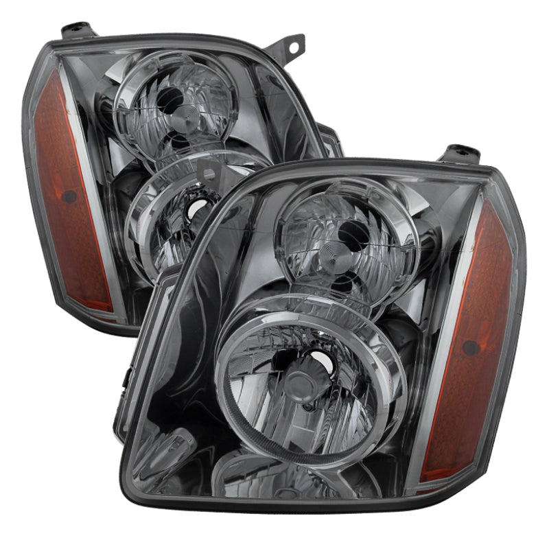 SPYDER Xtune GMC Yukon/Yukon Xl 07-14 Crystal Headlights Smoke HD-JH-GMCY07-AM-SM 9027376