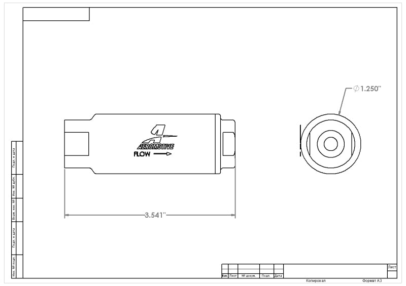Aeromotive SS Series 100-Micron Fuel Filter