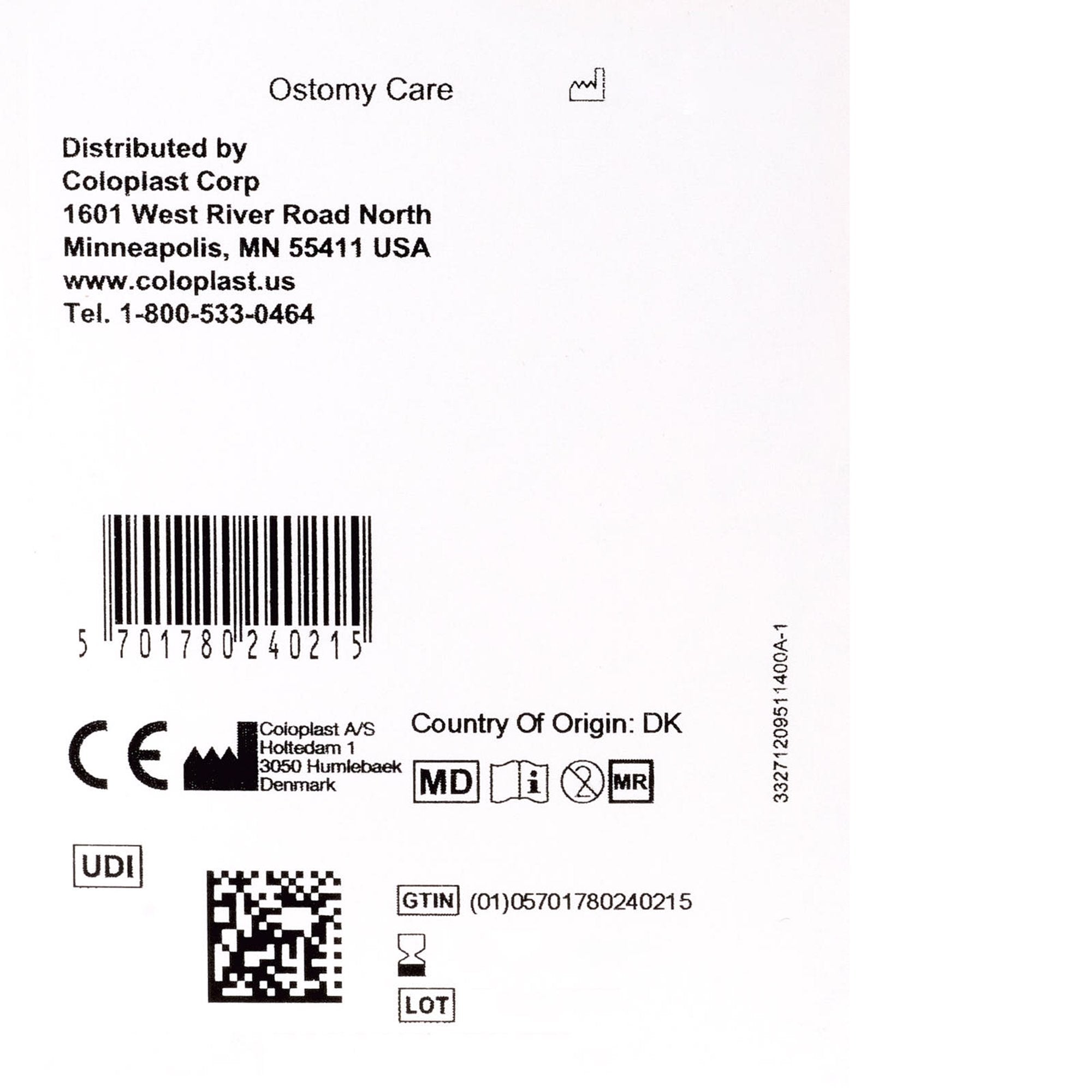 Ostomy Seal Brava® Convex, Starter Hole 1-3/4 Inch (45mm) 12095