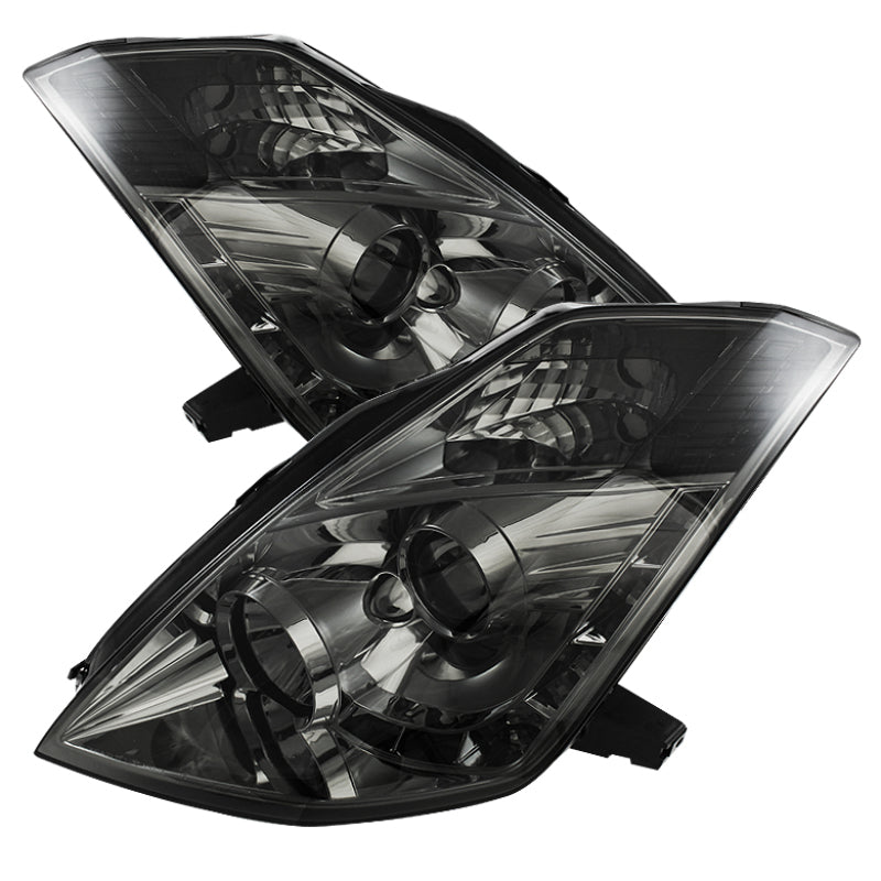 SPYDER Nissan 350Z 06-08 Projector Headlights Xenon/HID Model- DRL Smke PRO-YD-N350Z06-HID-DRL-SM 5042323