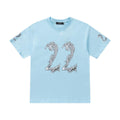 Amiri 22 Sky Blue T-Shirt Without Collar
